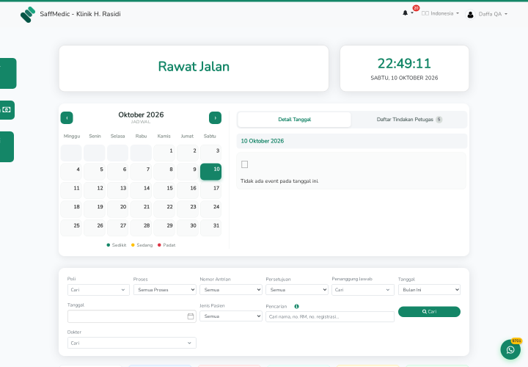 Memfilter Pasien Rawat Jalan